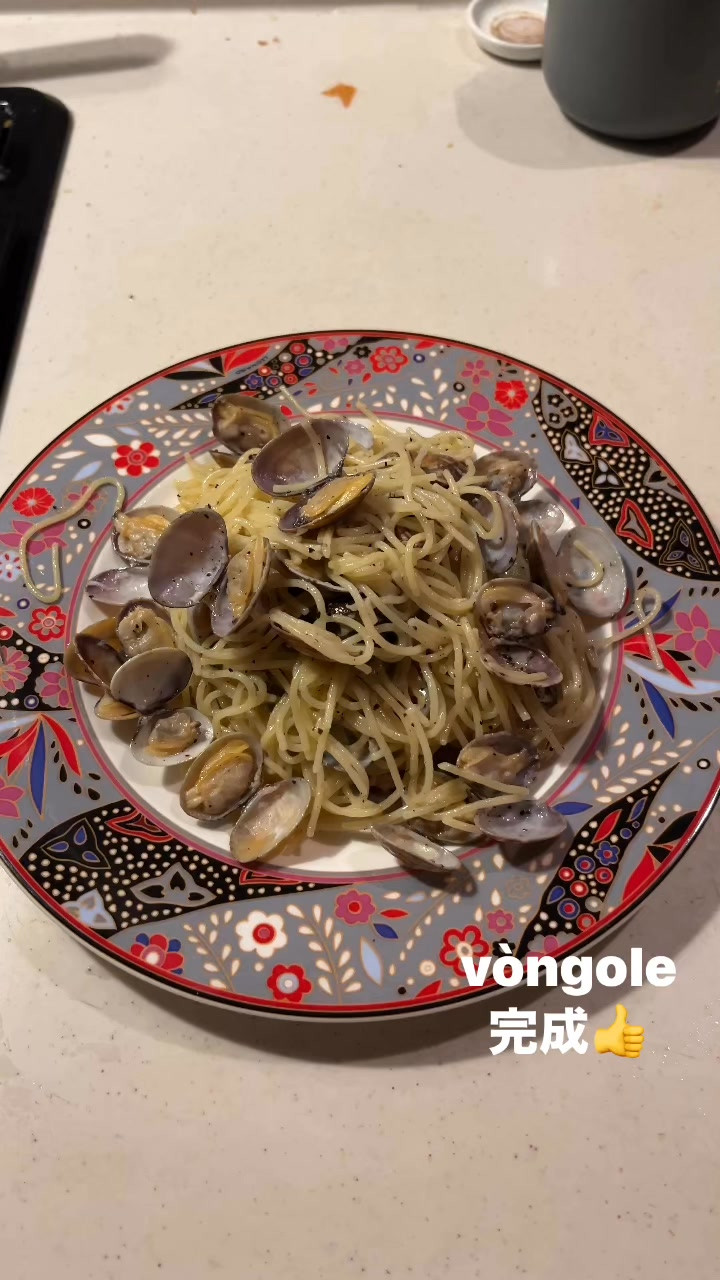 潮干狩りからのvòngole